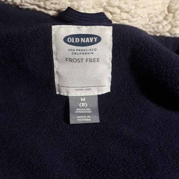 Old Navy navy blue puffer coat - Picture 8 of 12